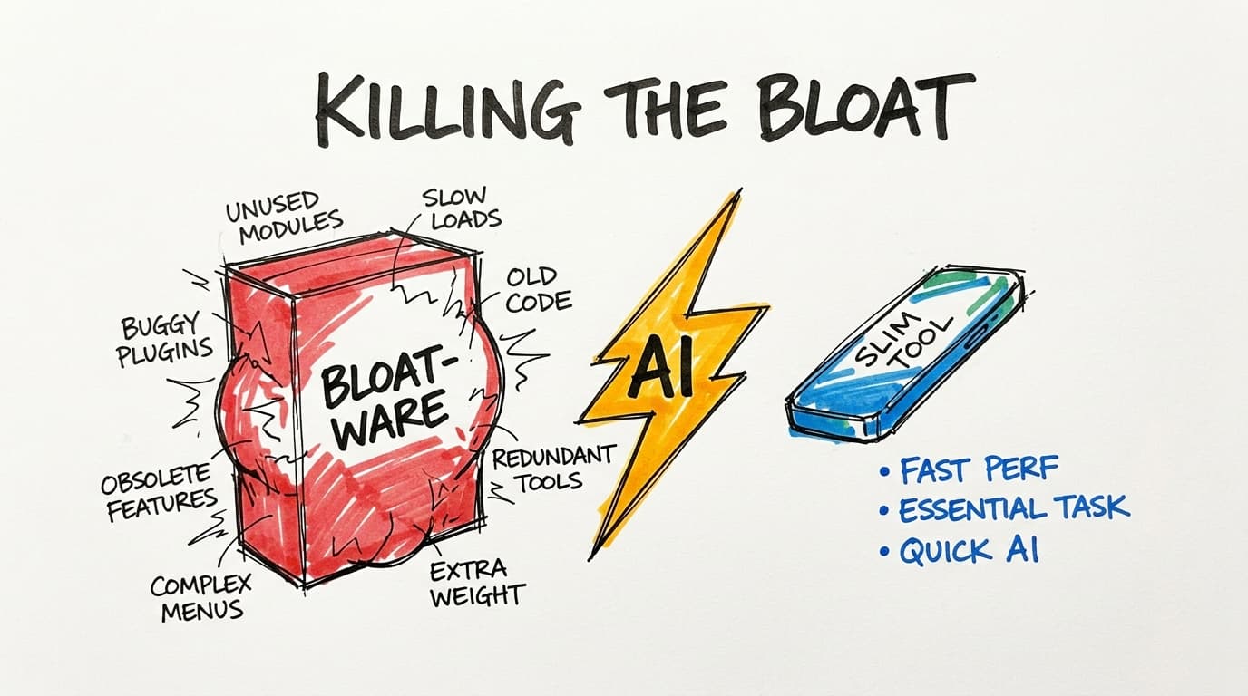 AI Isn't Killing Software — It's Killing the Bloat