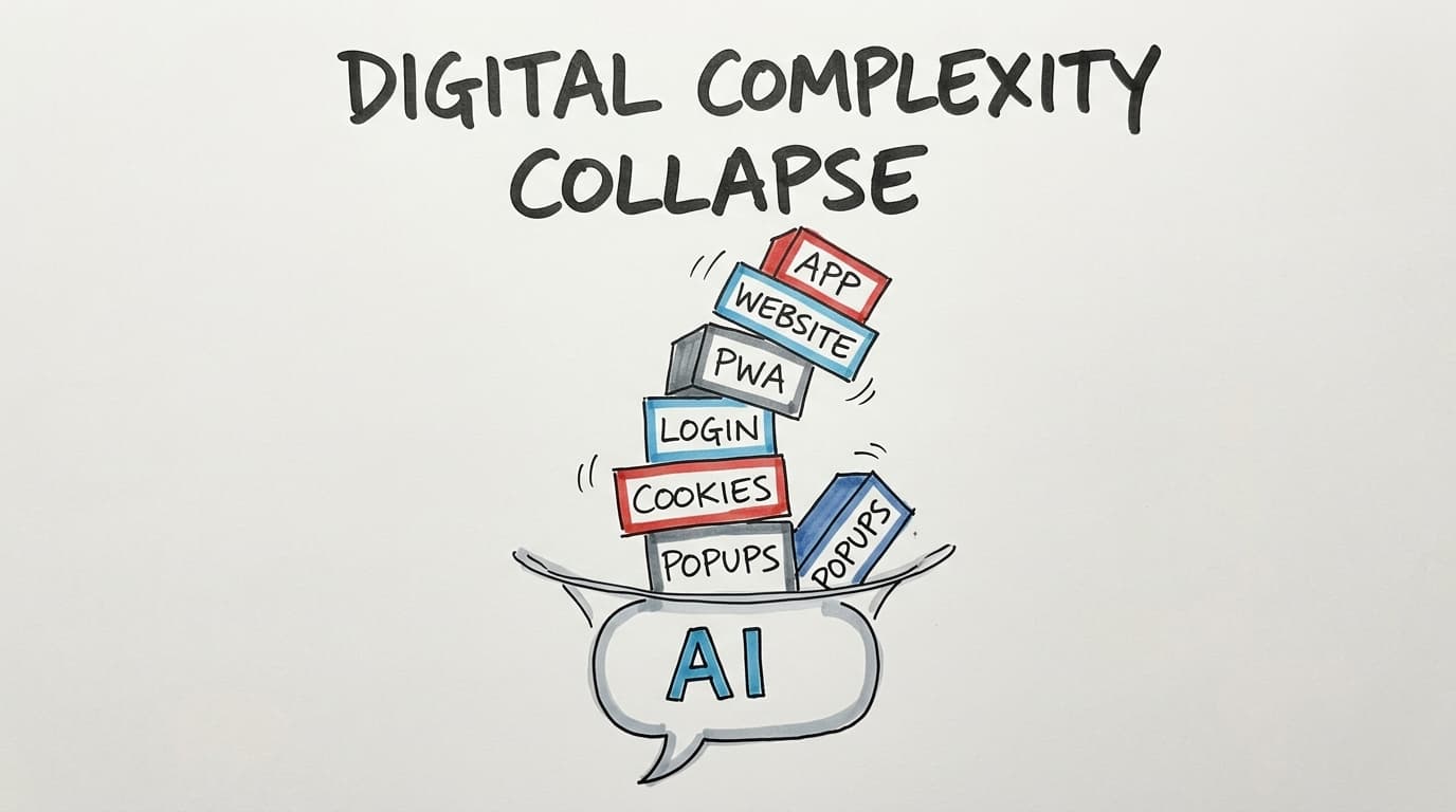The Collapse of Digital Complexity