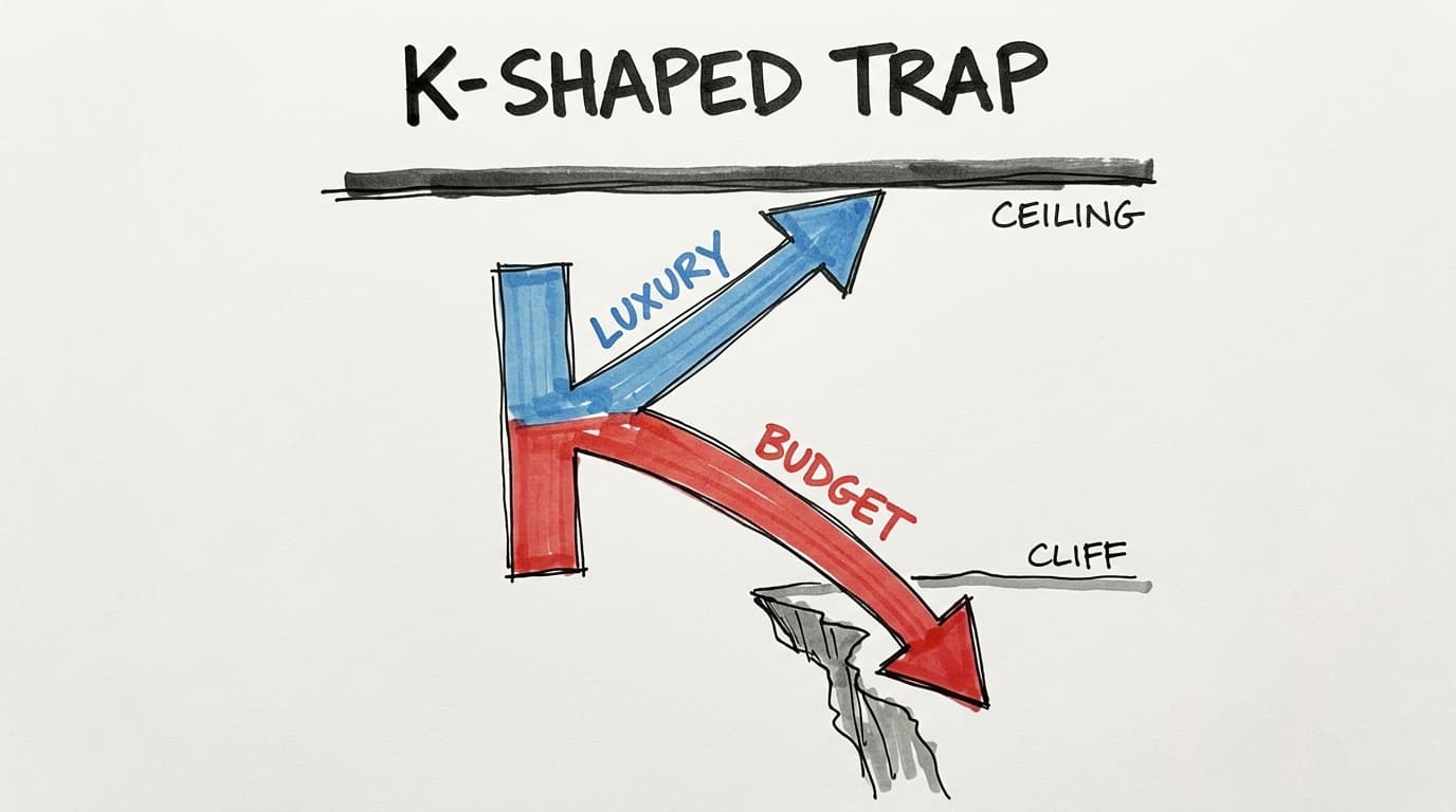 The K-Shaped Trap: Why the Travel Industry's Bet on Luxury is a Losing Game